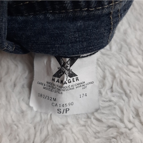 Vintage 90s Manager Denim Jean Overalls Size Small - Picture 13 of 13